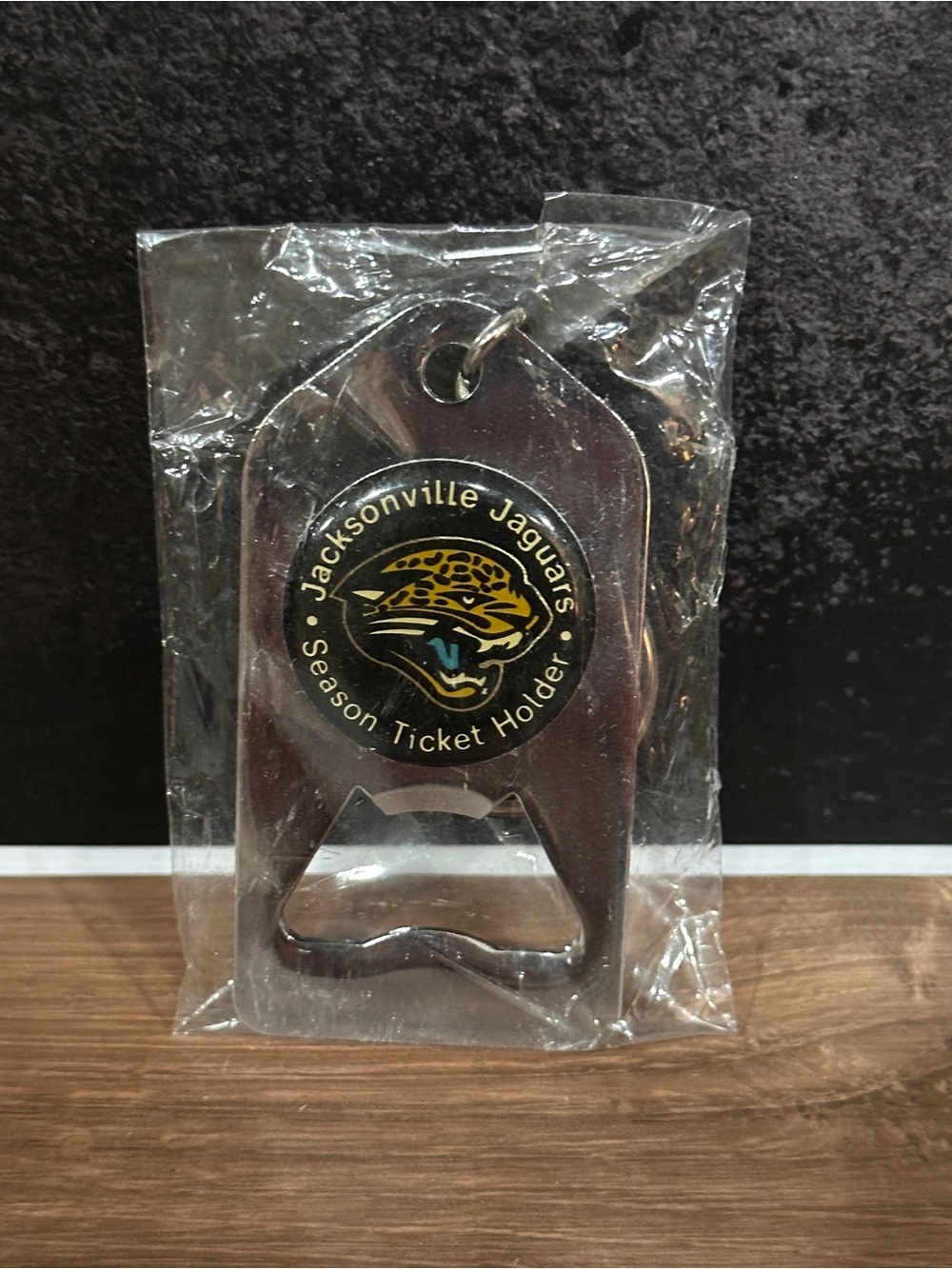 NEW Jacksonville Jaguars Season Ticket Holder Metal Bottle Opener Keychain NFL